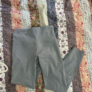 Lululemon Wunder Under Train Gray Leggings